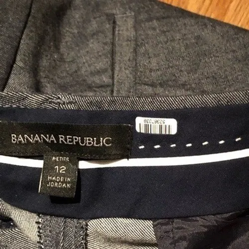 Banana Republic Sloan Petite Grey Washable Stretch Pants‎ Womens Size 12 Petite - Image 4
