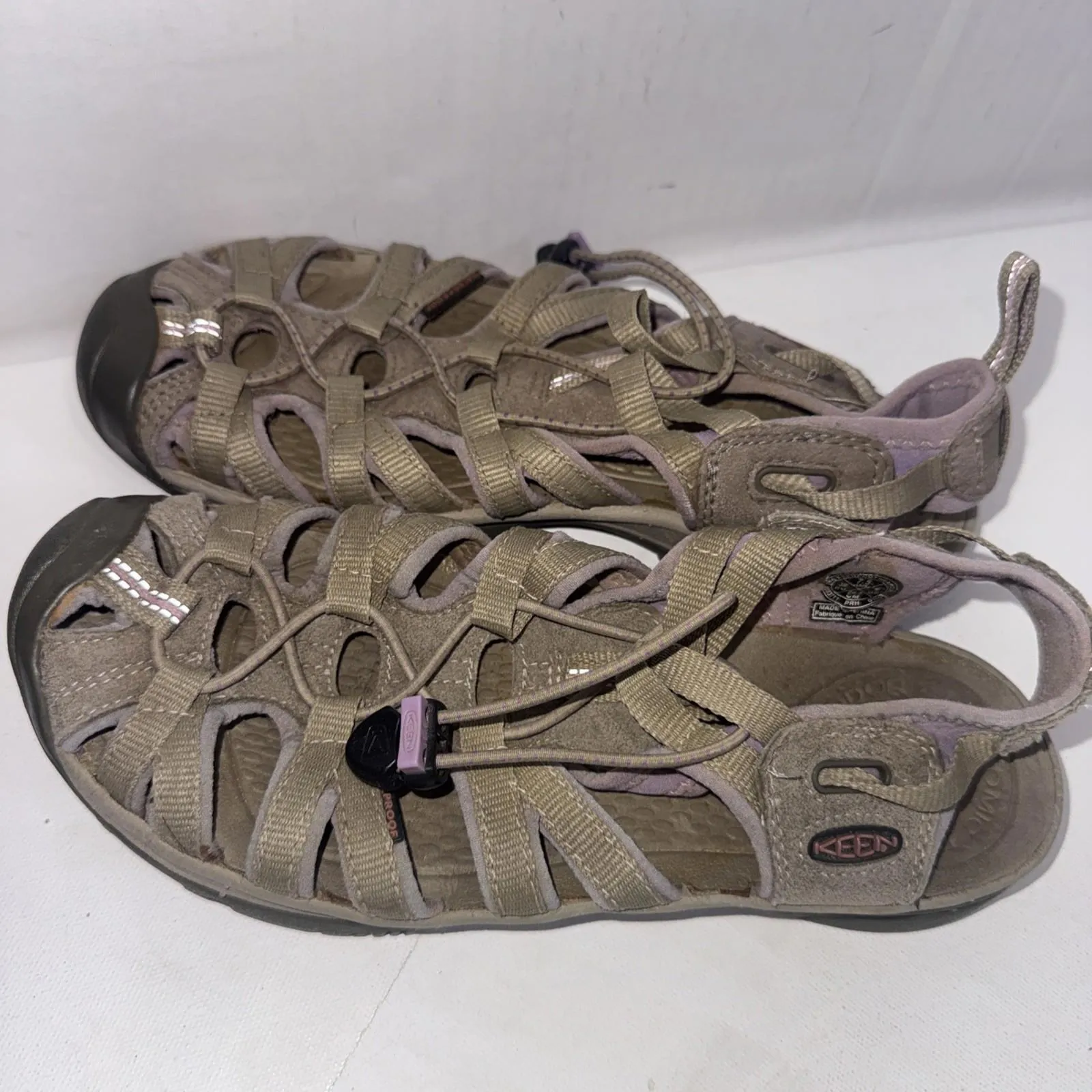 Keen Hiking Purple Gray Gorpcore Outdoor Trail Waterproof Sandals Women's Sz 7.5 - Image 8