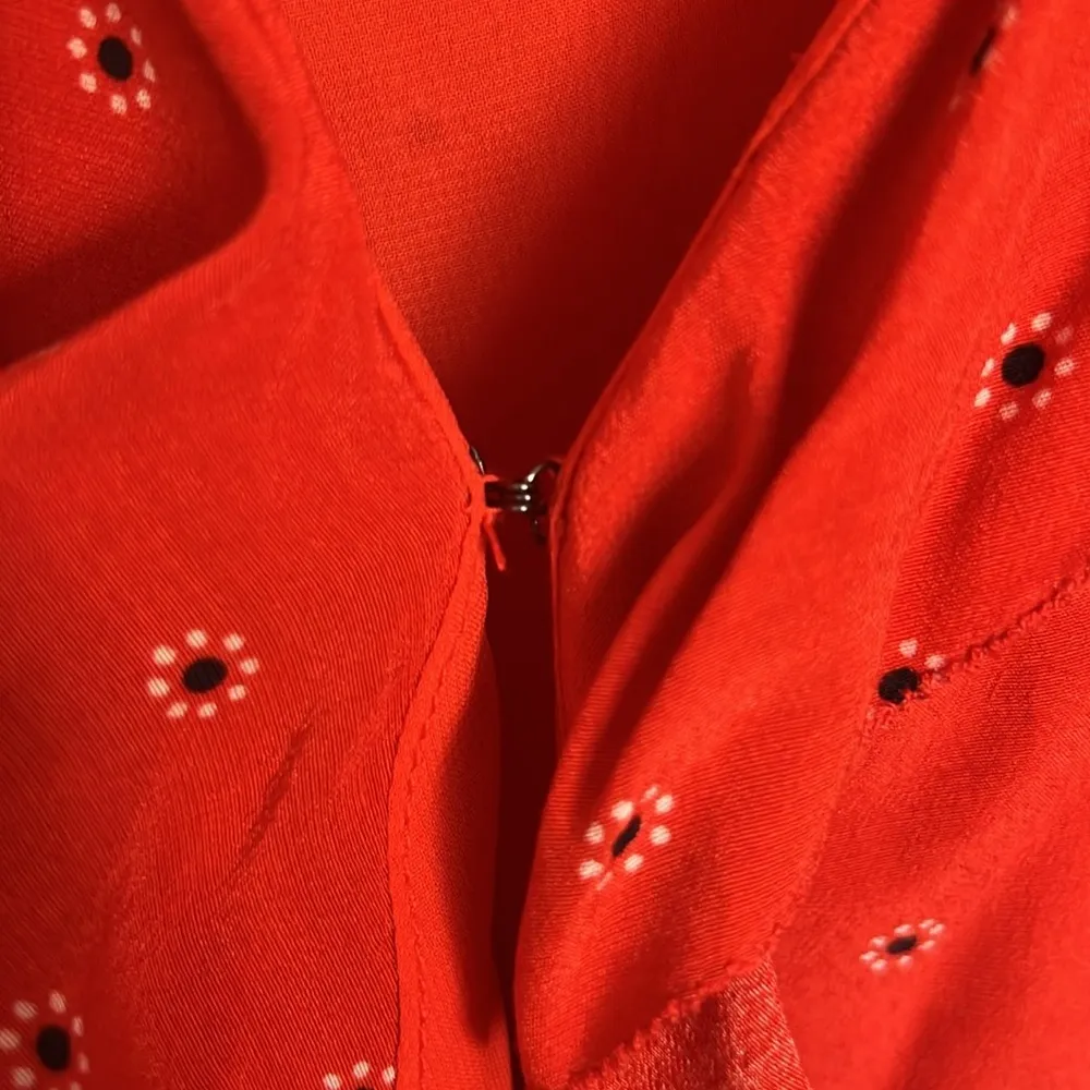 ASTR THE LABEL Red Floral Dot-Print Wrap Top - Image 8