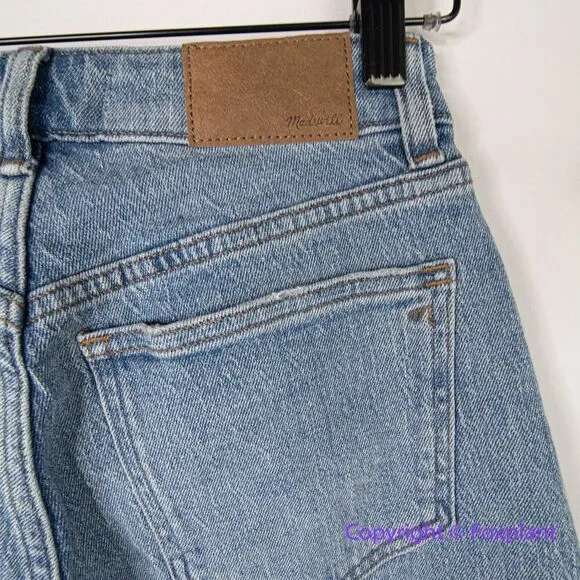 New! Madewell The Petite Curvy‎ '90s Straight Jean rondell wash, size 25P - Image 12