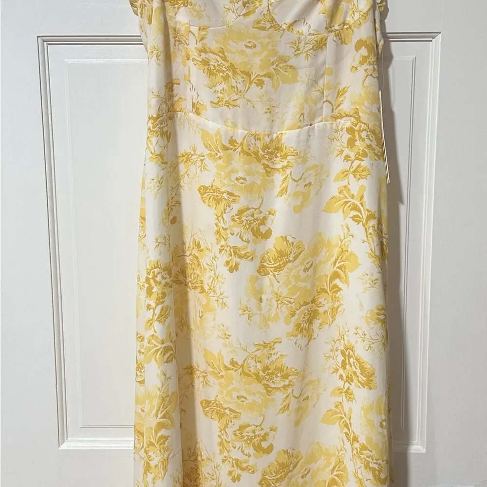 NWT Toile de Jouy Sleeveless Floral Dress by Aqua - Image 4
