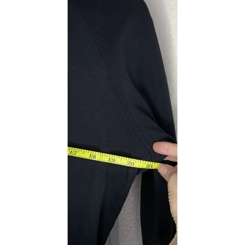 Lululemon Black Scuba Pullover Hoodie Sweatshirt Sz 6 Women’s Yoga -varsity logo - Image 8