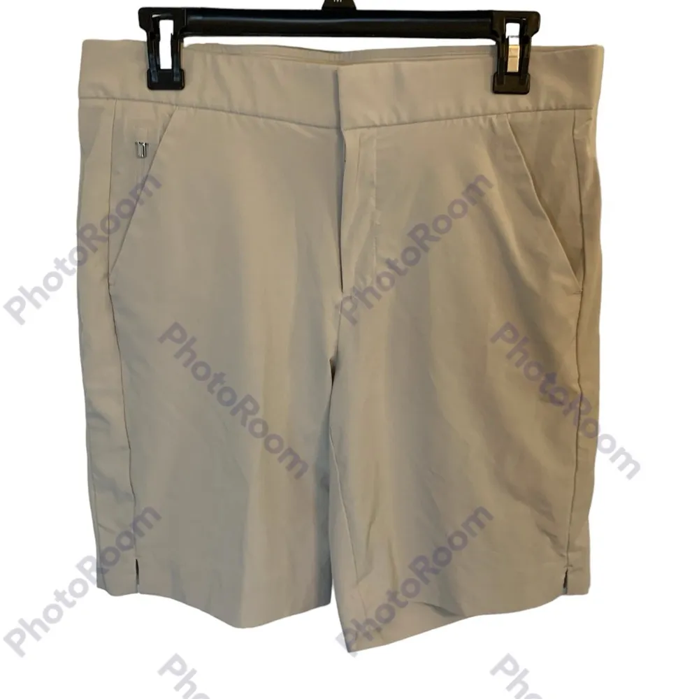 Athleta Bermudan Shorts Sz 6 Khaki - Image 3
