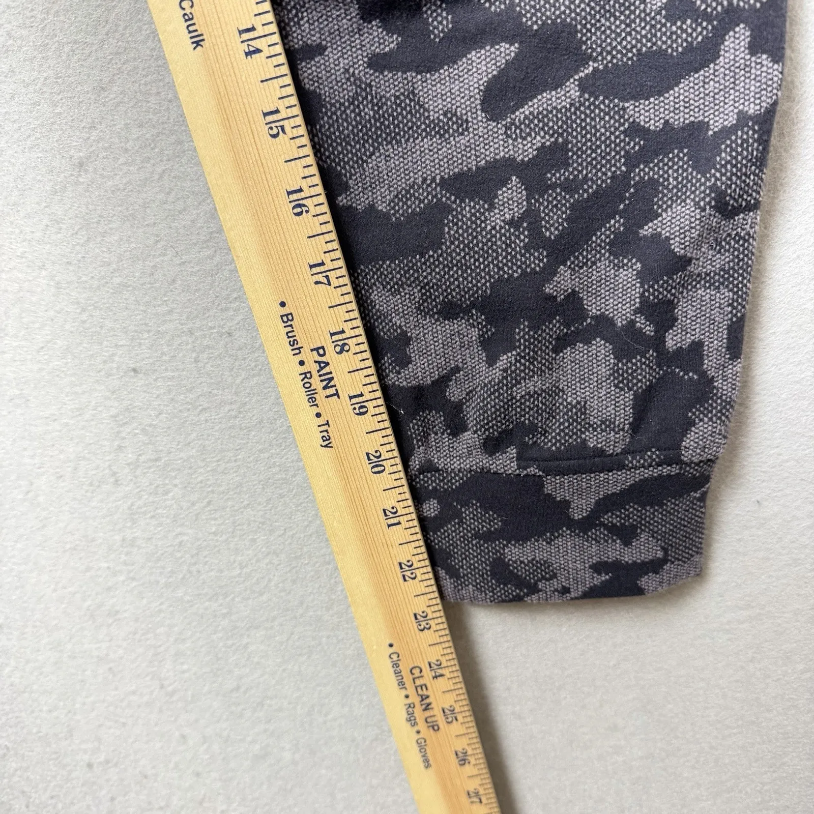 Lululemon Ready To Rulu Jaquard Camo Lunar Black/Grey Cropped Jogger Womens 10 - Image 9