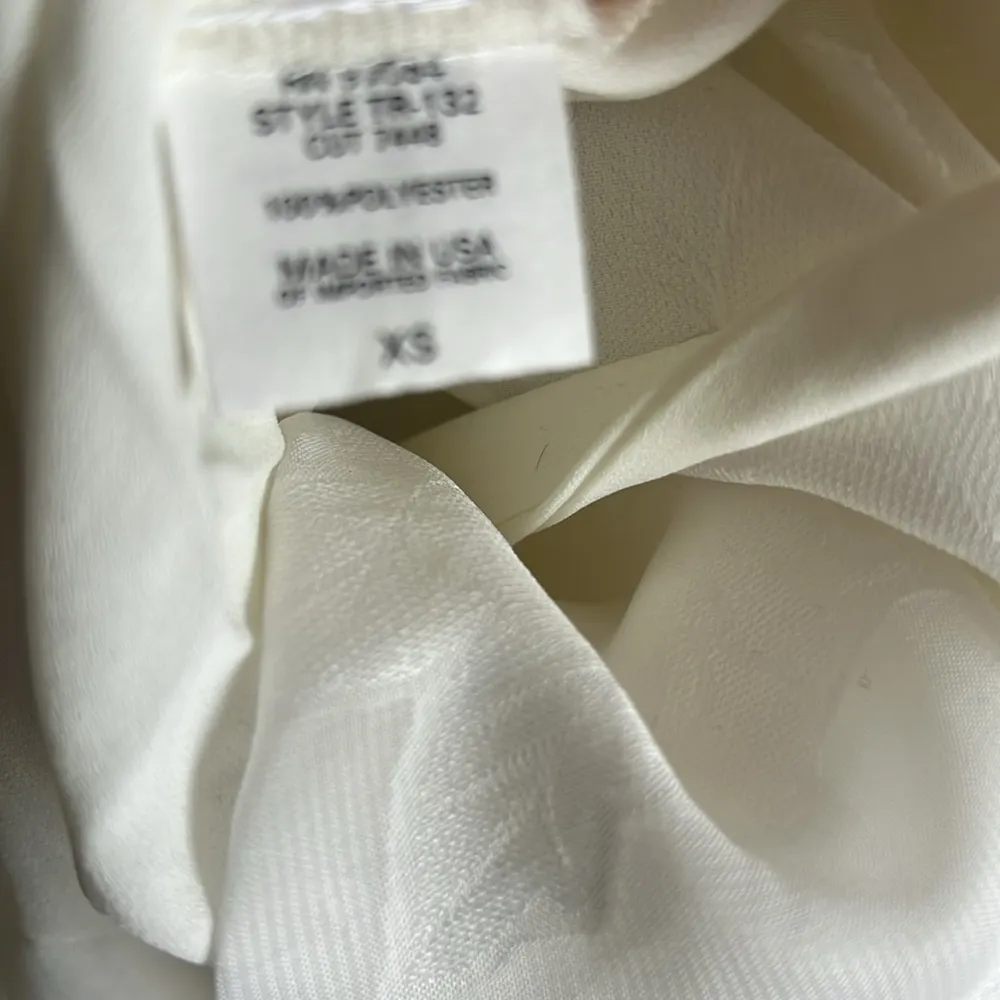 Anthropologie label three eighty - two White V-Neck dress NWT - Image 7