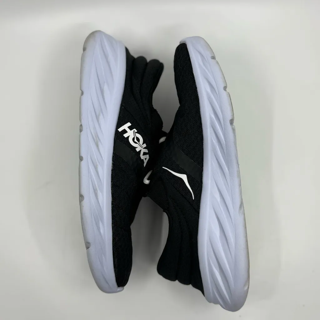 Hoka One One Ora Recovery Shoe 2 Color Black/White SZ 6 - Image 7