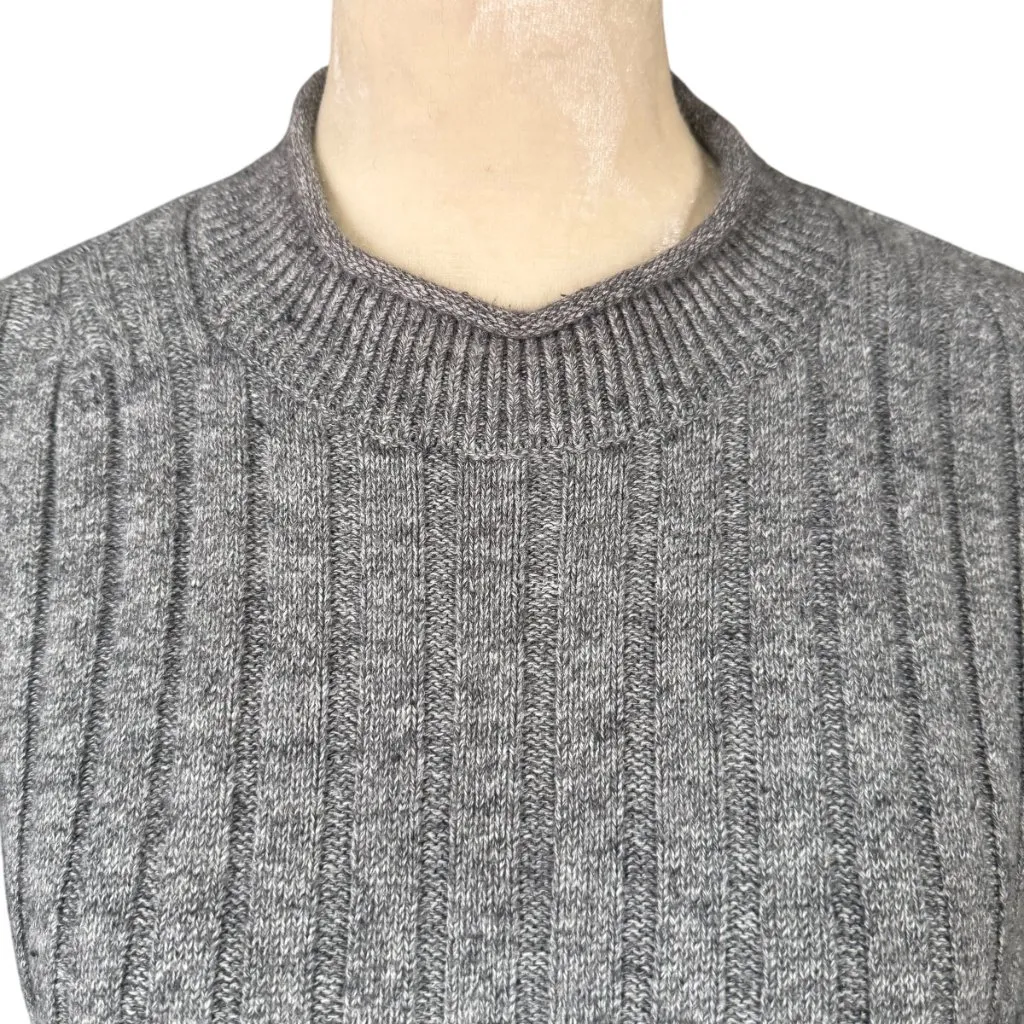 Abercrombie & Fitch XS gray long sleeve mock neck ribbed pullover sweater - Image 5