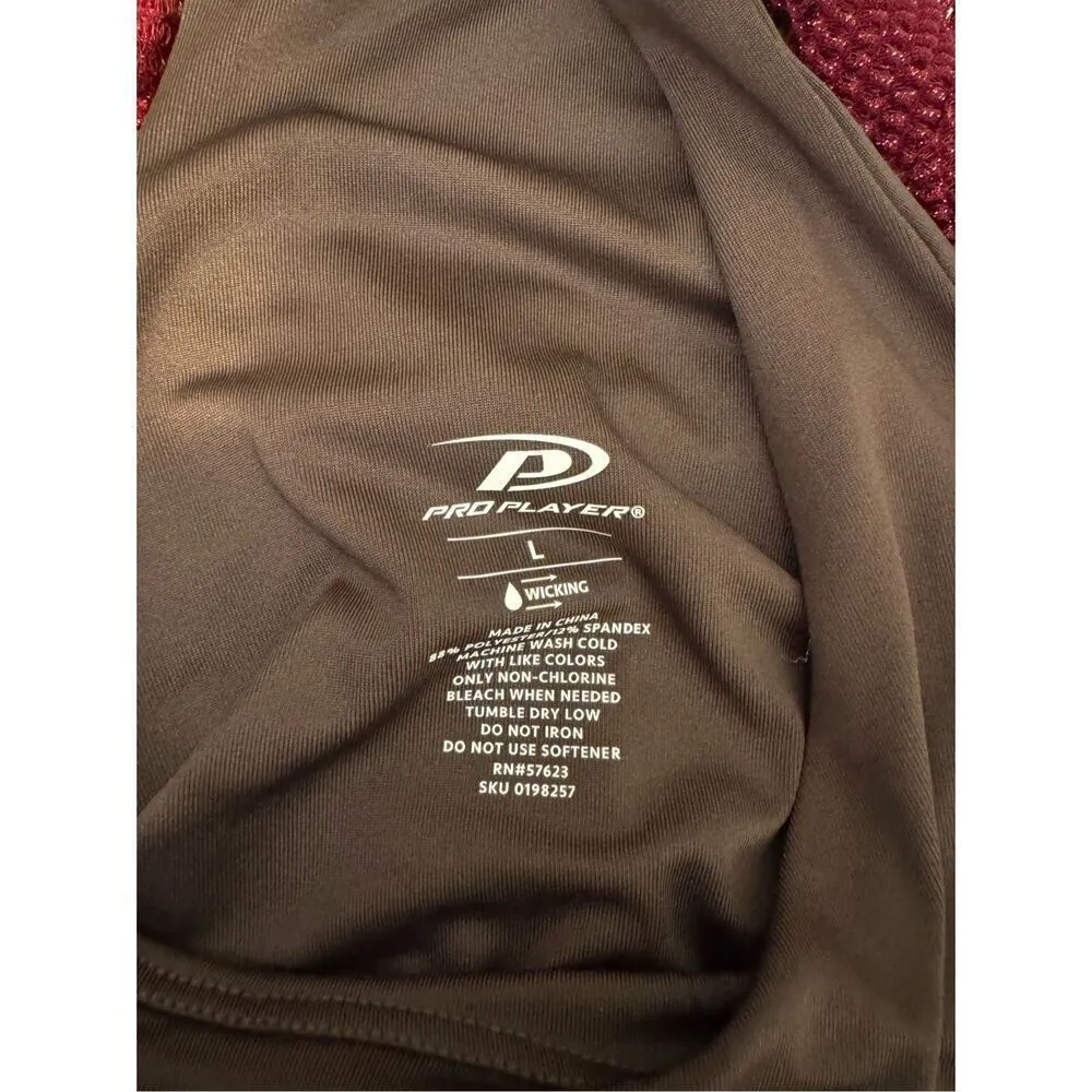 Pro player tank top with sports bra size large - Image 4