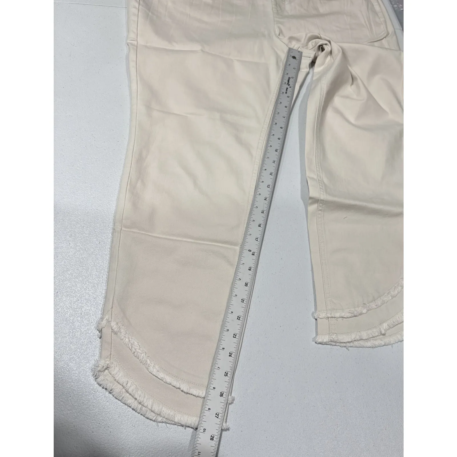 Isaac Mizrahi Live Women’s Plus 20W Stretch Ankle Pants Beige Pull On A590036 - Image 10