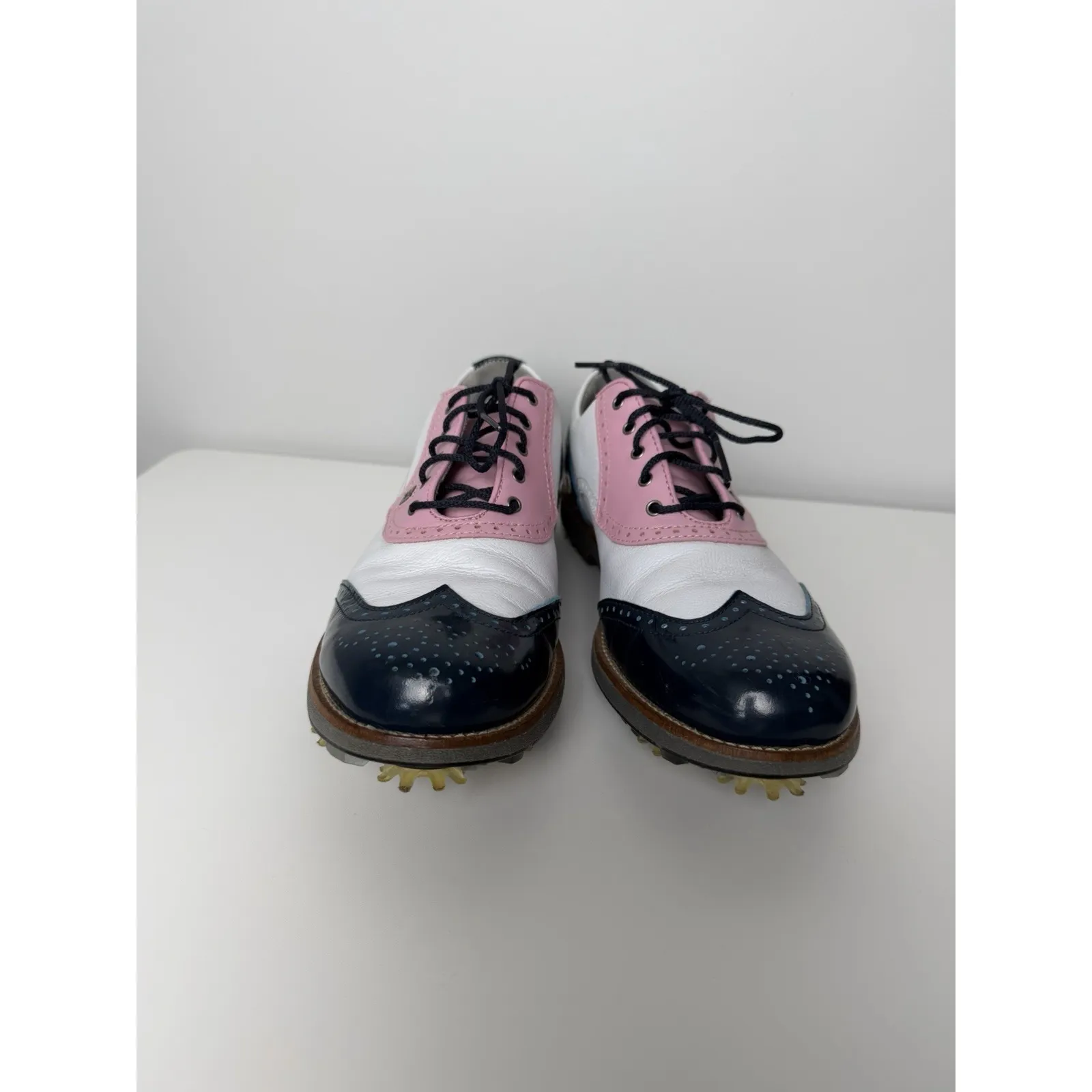 Footjoy Myjoys Premier Series Dryjoys Custom Women's Golf Shoes Size 8.5 Spike - Image 2