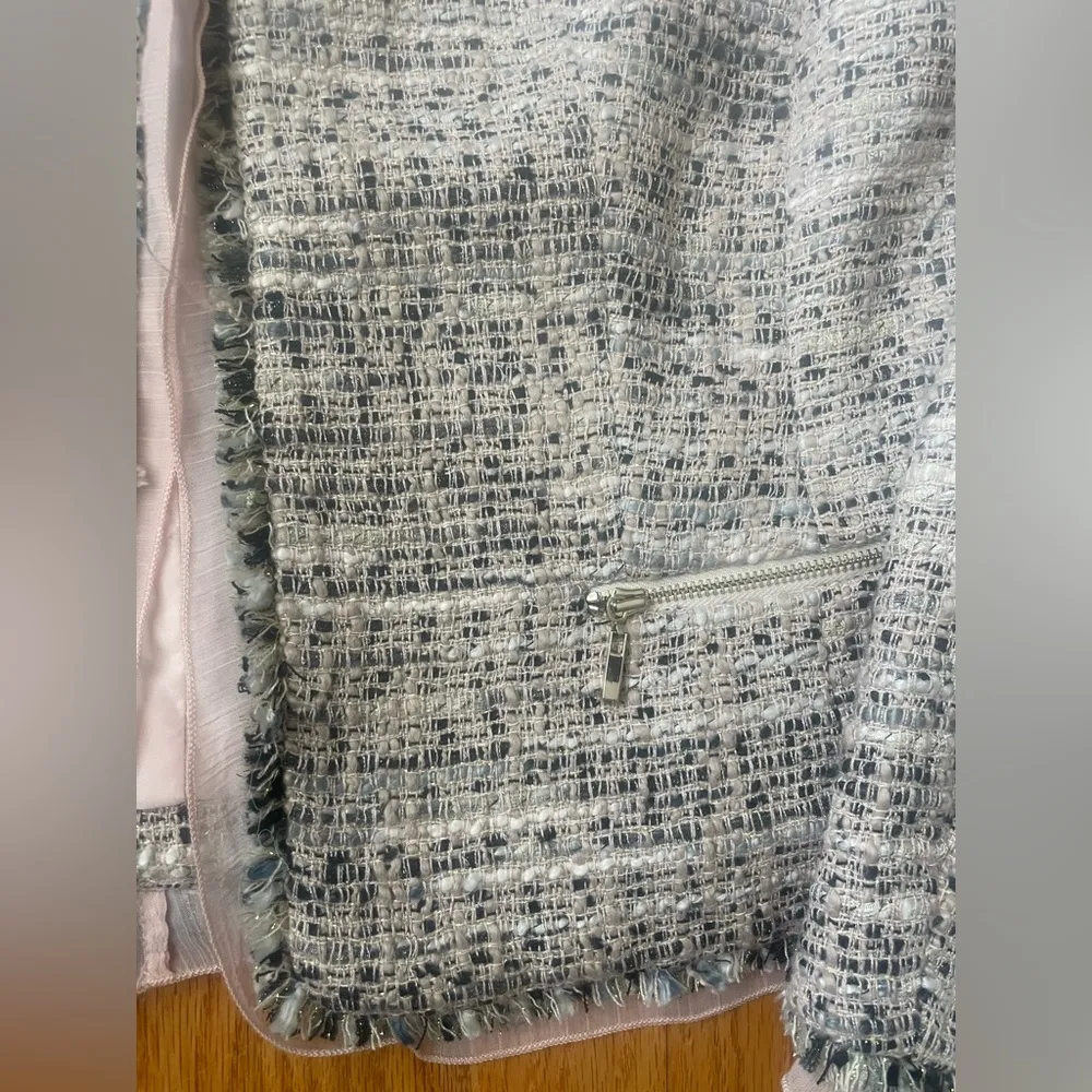 Anne Klein Tweed Blazer Jacket - Image 3