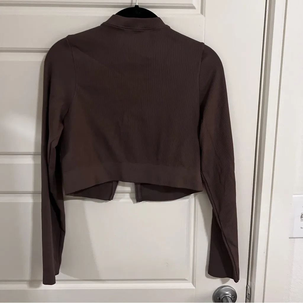 Set Active  Cropped Jacket Top - Image 3