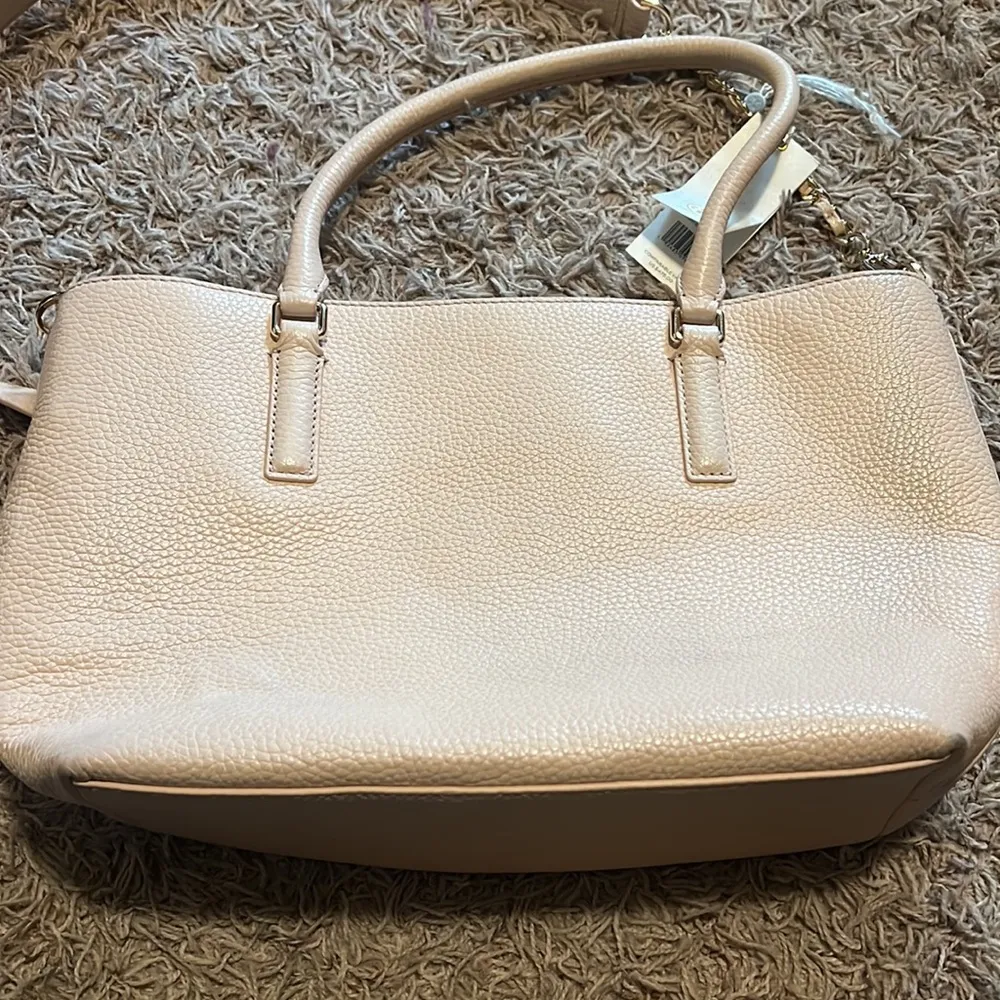 Tory Burch Thea Small Convertible Tote in Sweet Melon - Image 11