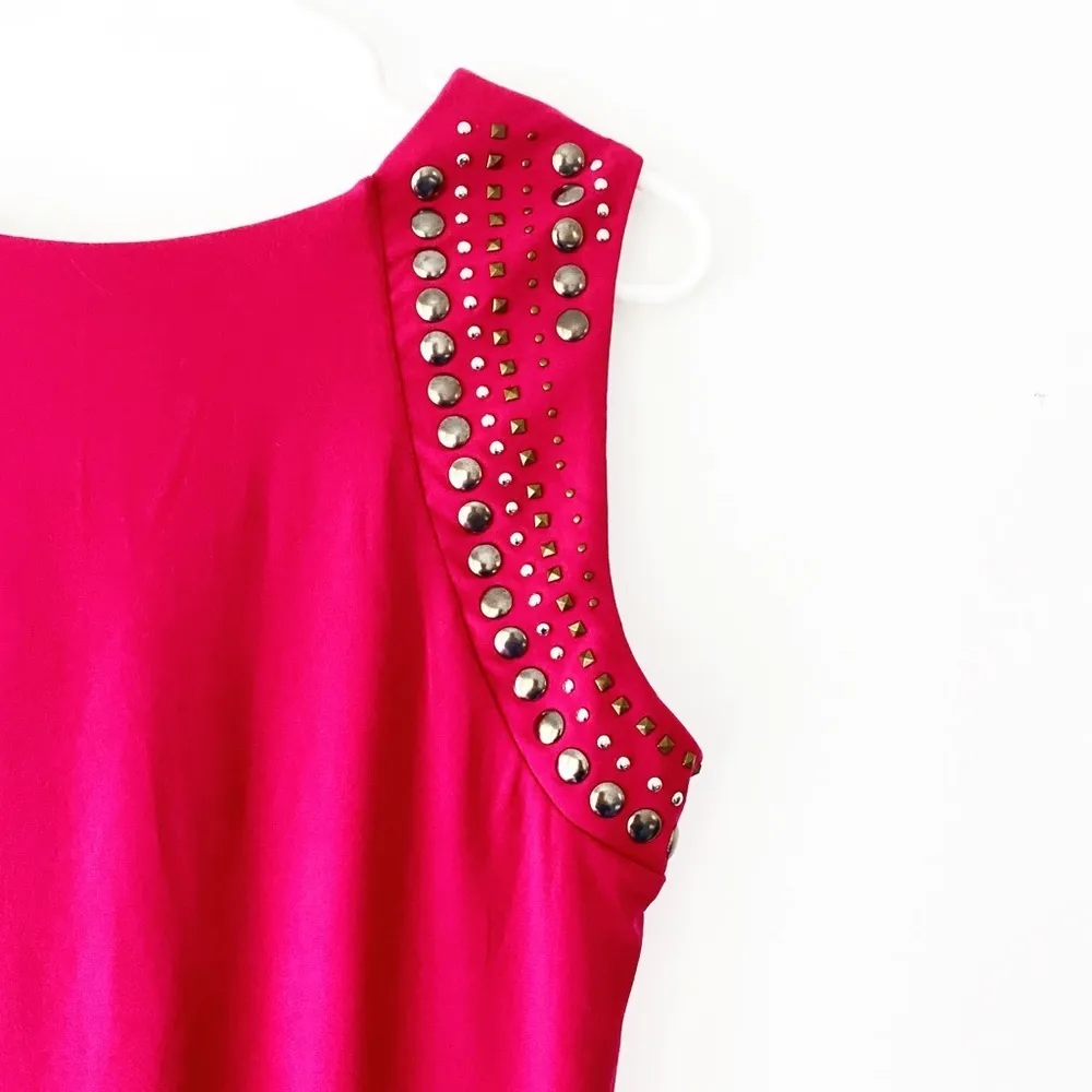 Rock & Republic Fuchsia Pink Studded Bodycon Dress | Size Medium - Image 9