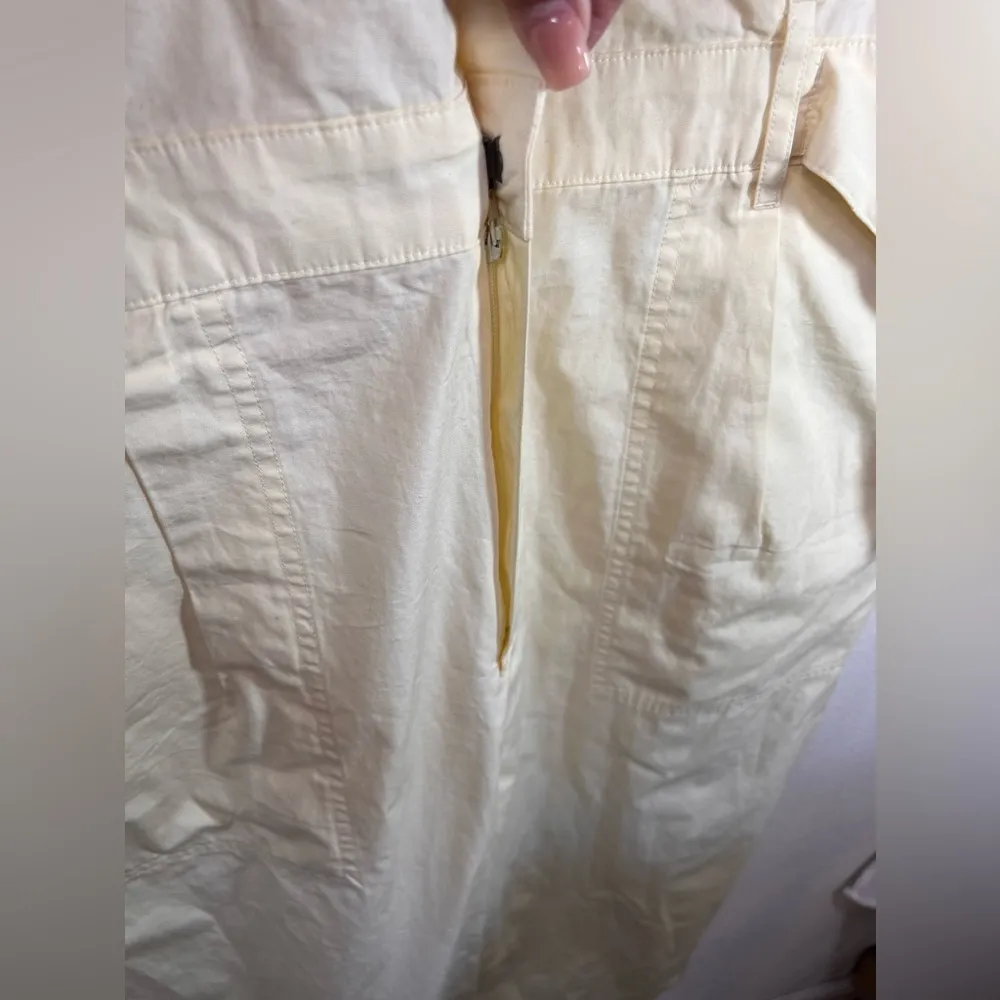 Levi’s Lorelei 100% Cotton Utility Pocket Button Up Jumpsuit Size L - Image 5