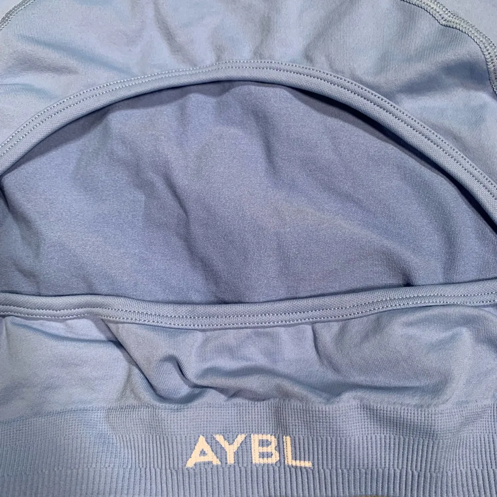 AYBL Light Blue cropped Short Sleeve Tee - Image 6
