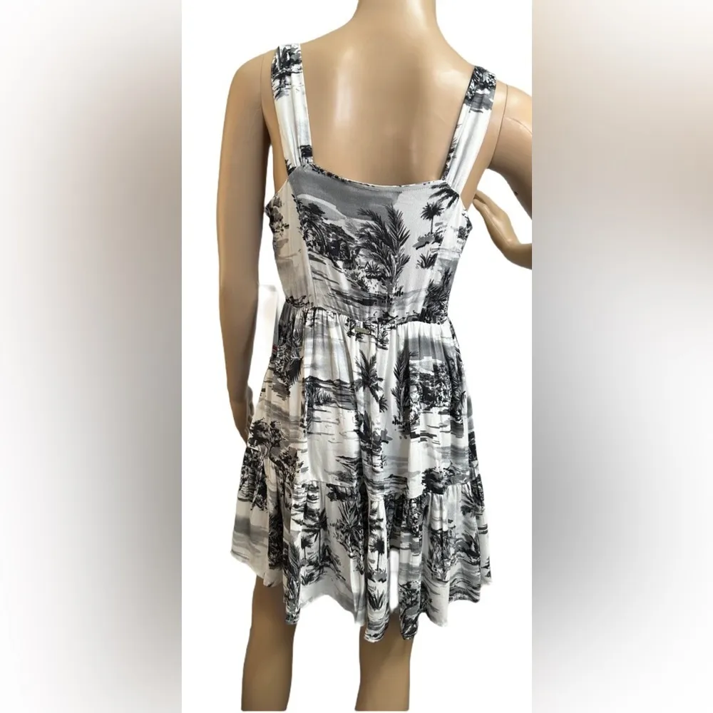 Hurley NEW  Beach Walk Mini Dress Black and White extra small NWT - Image 5