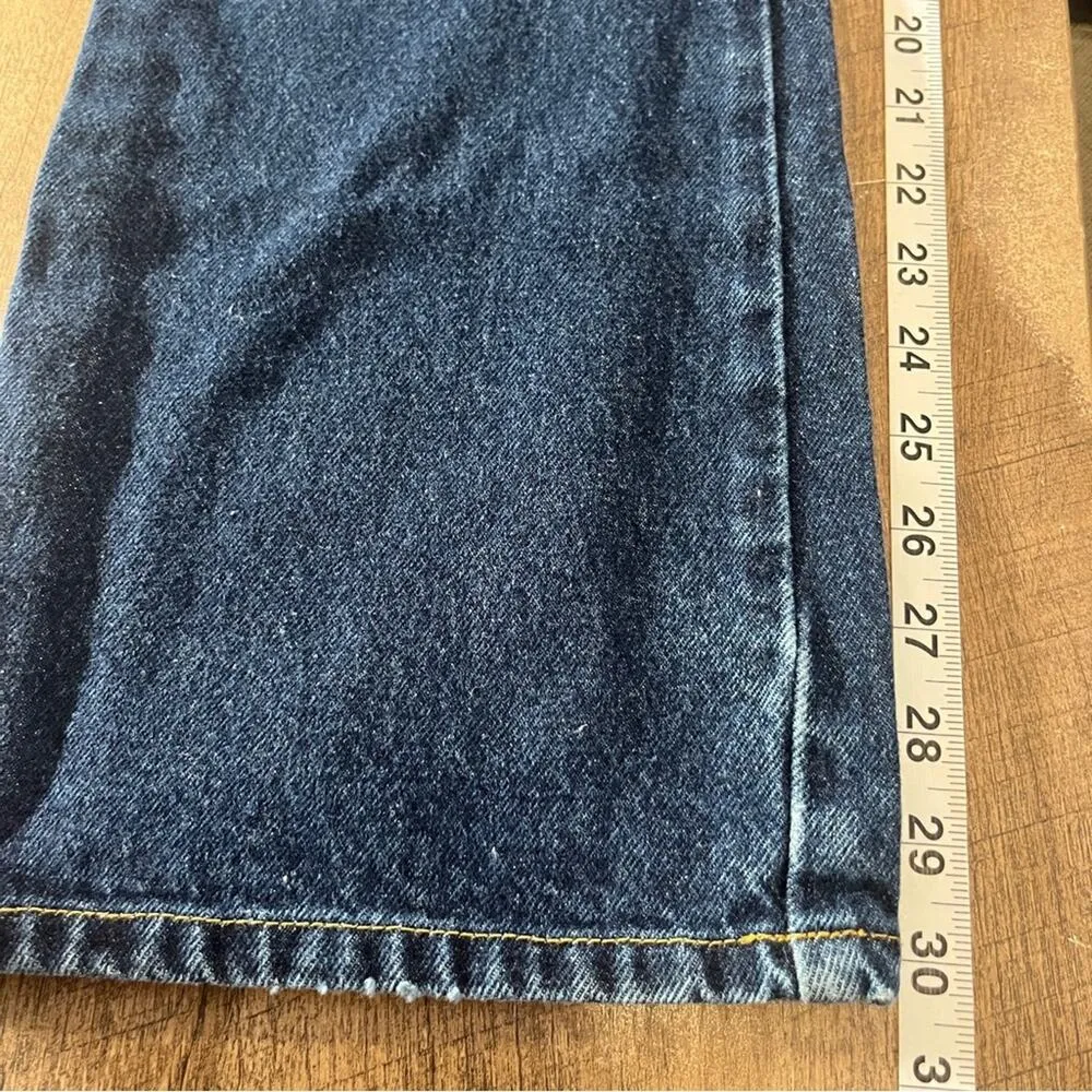 Express Jeans Flare High Rise Womens Size 5/6 Dark Wash Classic Casual Simple - Image 10