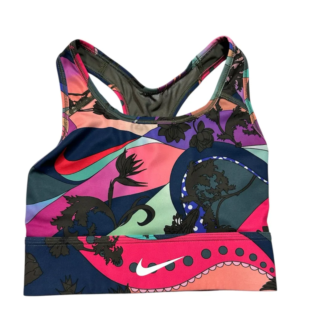 Nike Women's Vibrant Patterned Swim Top - Image 2