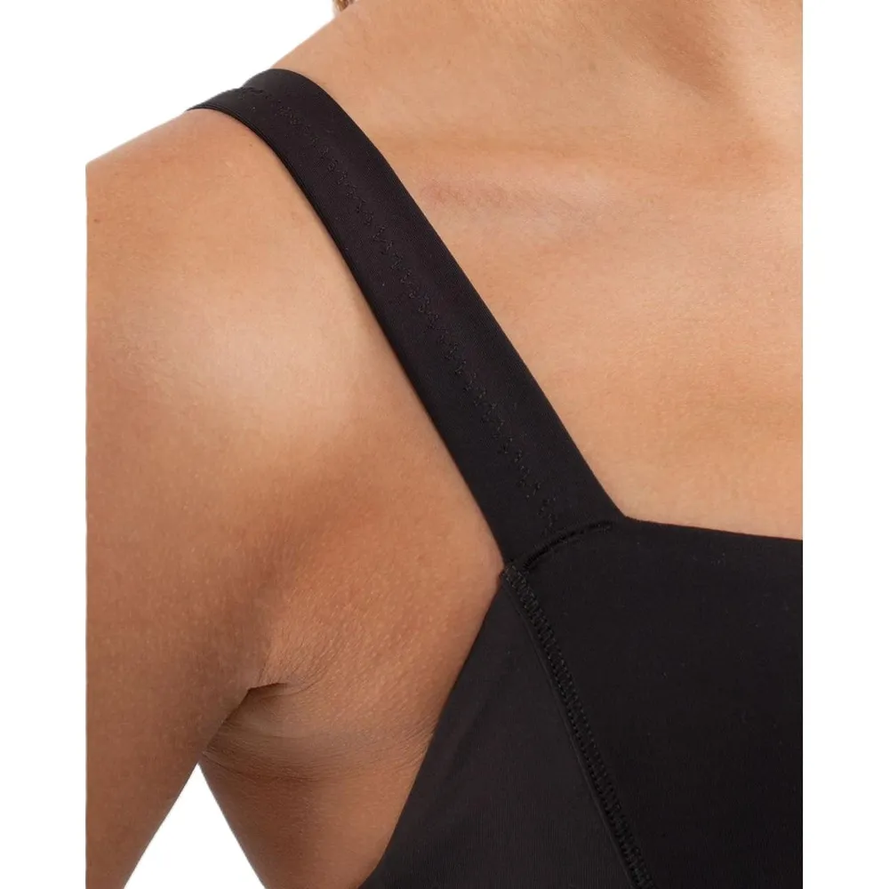 Womens Lululemon Run Back On Track Black Grey Gray Athletic Tank Top Size 4 - Image 4