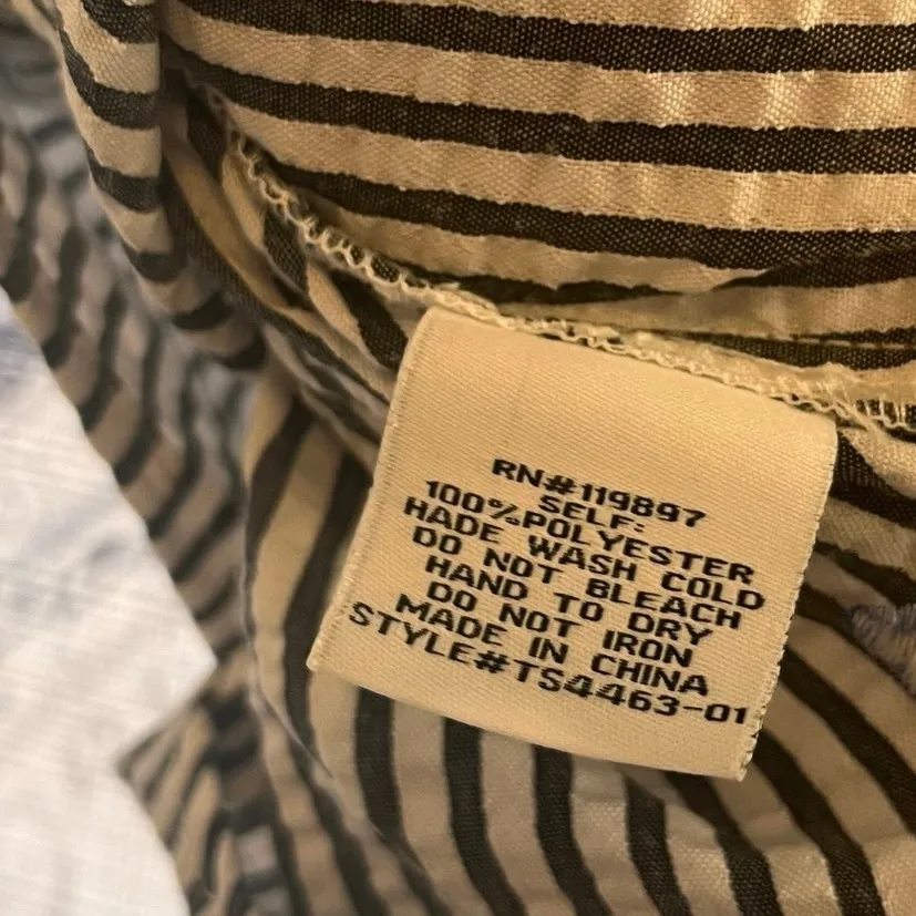 Collective Concepts Floral Stripe Off Shoulder Top Size Large‎ - Image 8