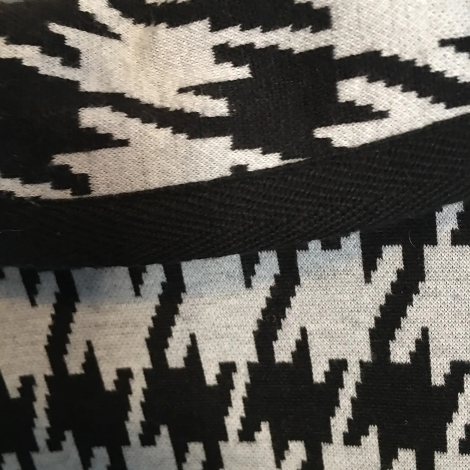 Birch Hill Customized Gray Black Houndstooth Knit Blazer Sz Medium - Image 11