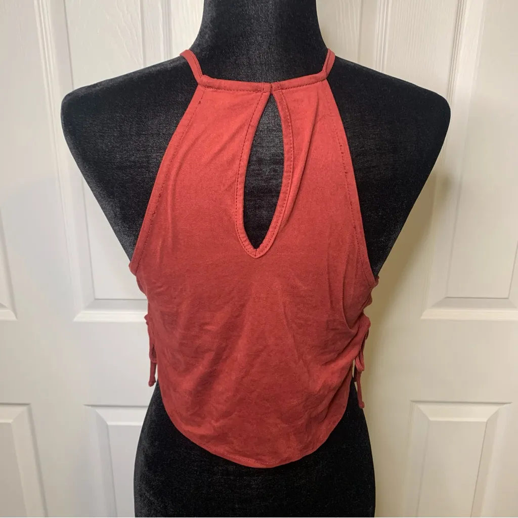Charlotte Russe Halter Side Tie Top - Image 4