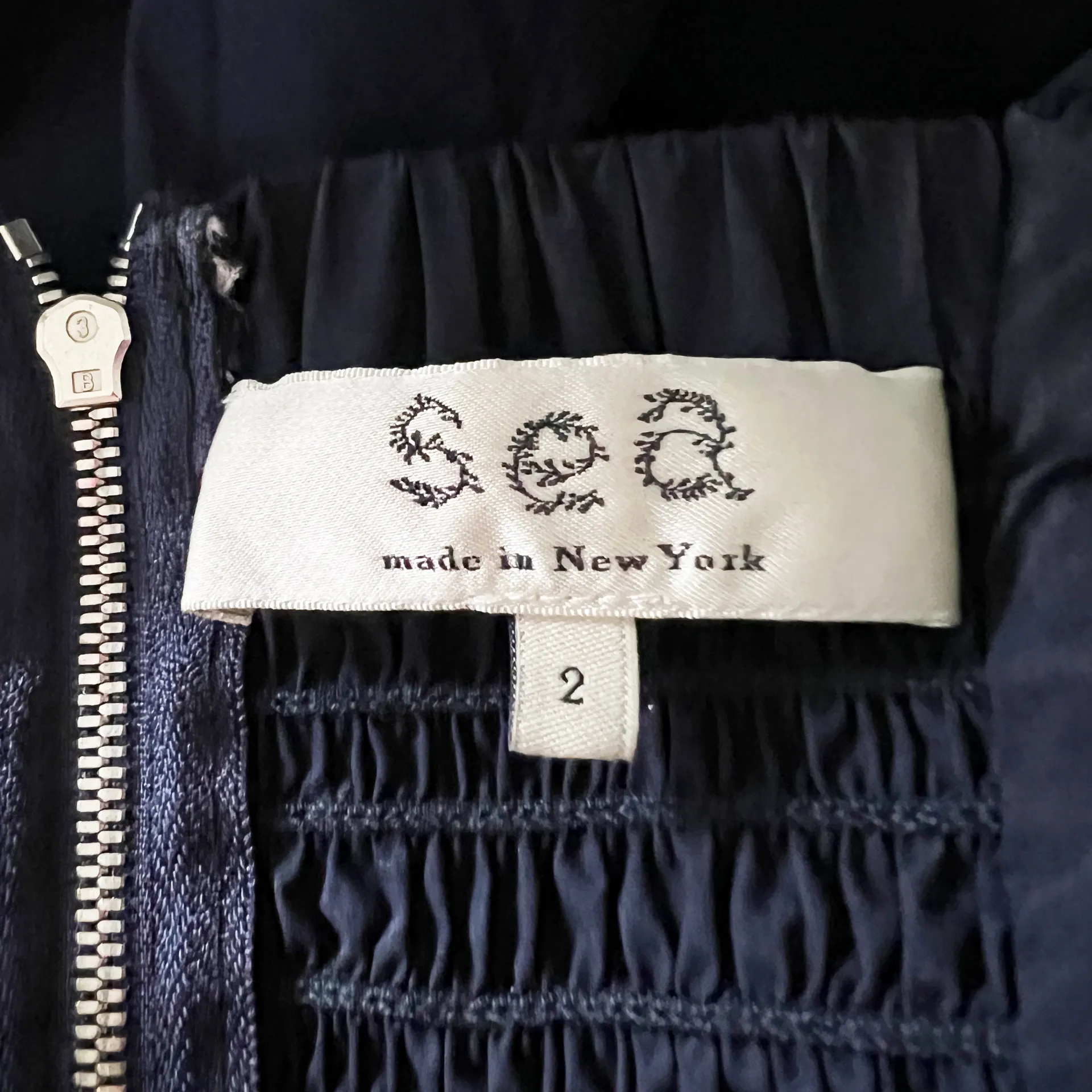 sea  Leia Cotton Poplin Flirty Ruffle Waist Square Neck Full Length Jumpsuit Blue - Image 2