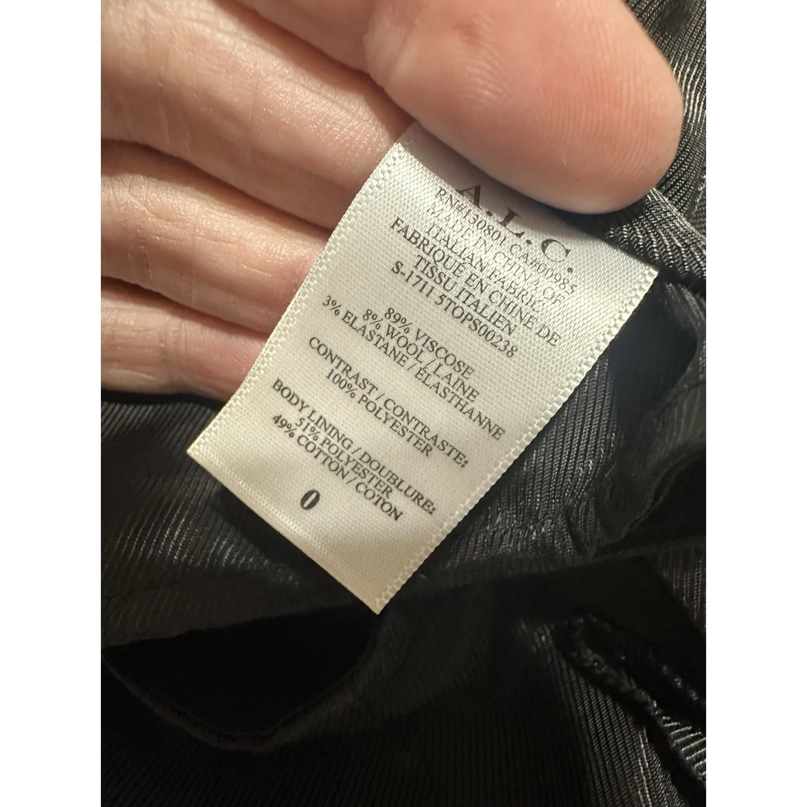 A.L.C. Serena Off-the-Shoulder Pleated Top in Black - Size 0 NWOT - Image 10