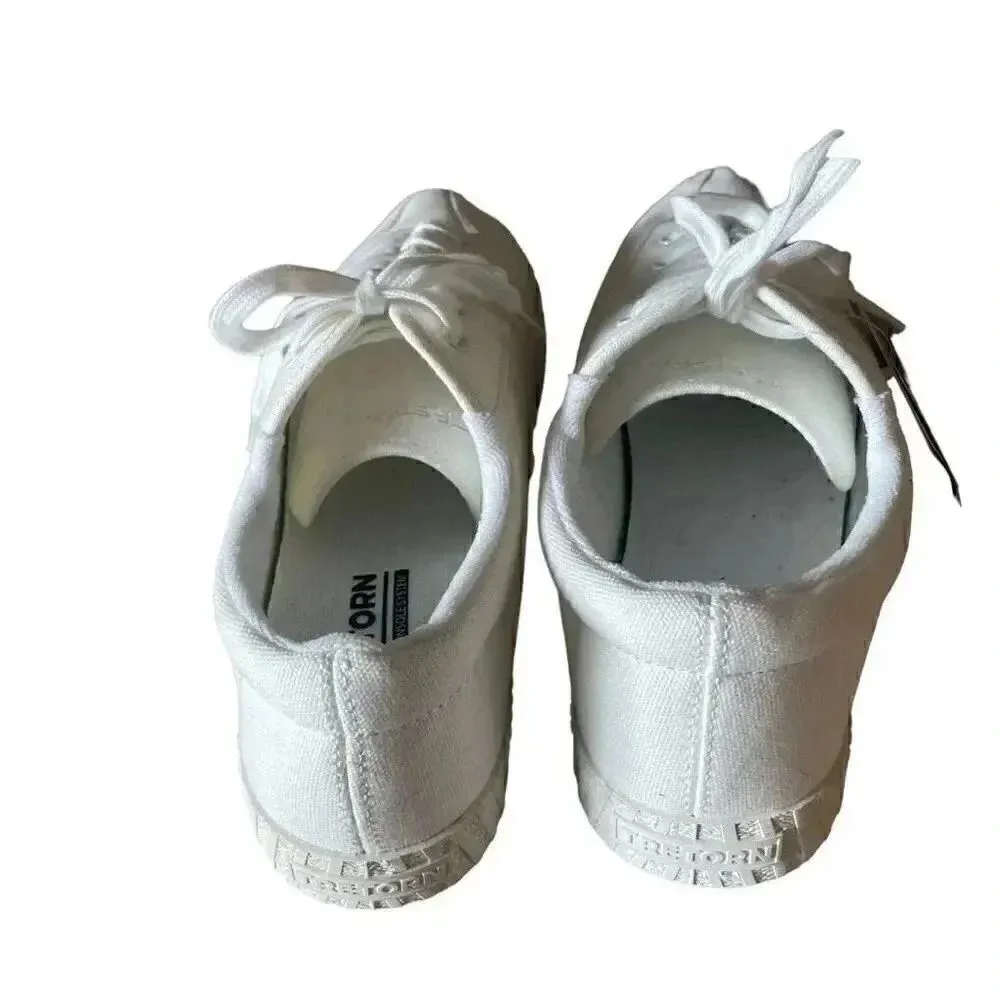 NWT Anthropologie Tretorn Nylite Bold Platform White Sneakers SZ  11 - Image 5