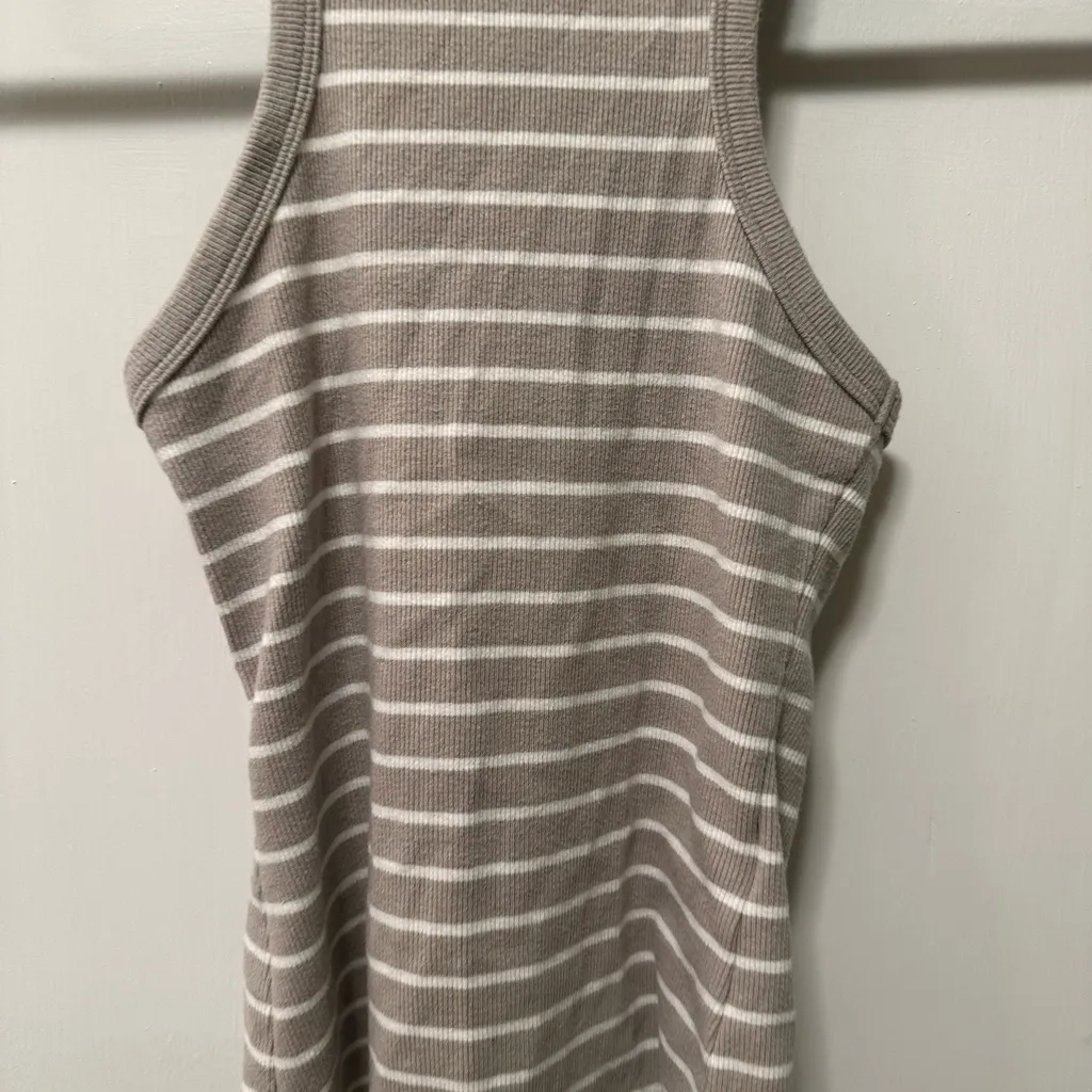 Abercrombie‎ & Fitch Striped Tank Bodysuit - Image 2