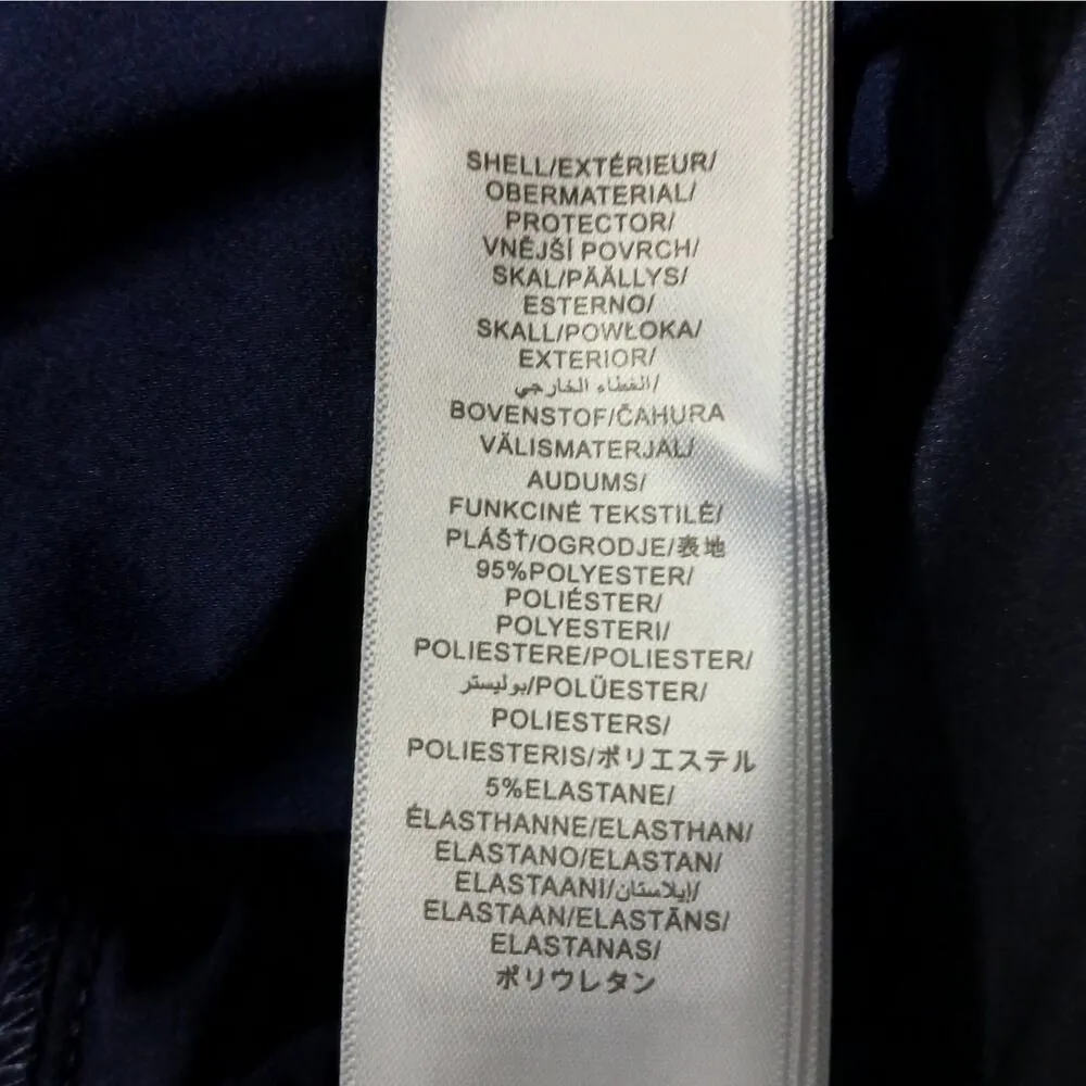 Adrianna Papell Jumpsuit Women's 6 Navy Blue Off Shoulder Formal Evening Pants - Image 11