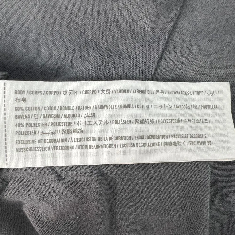 Hollister Flower Print Cropped Chic Lightweight Boxy Art Bohemian Top Sz Large - Image 7