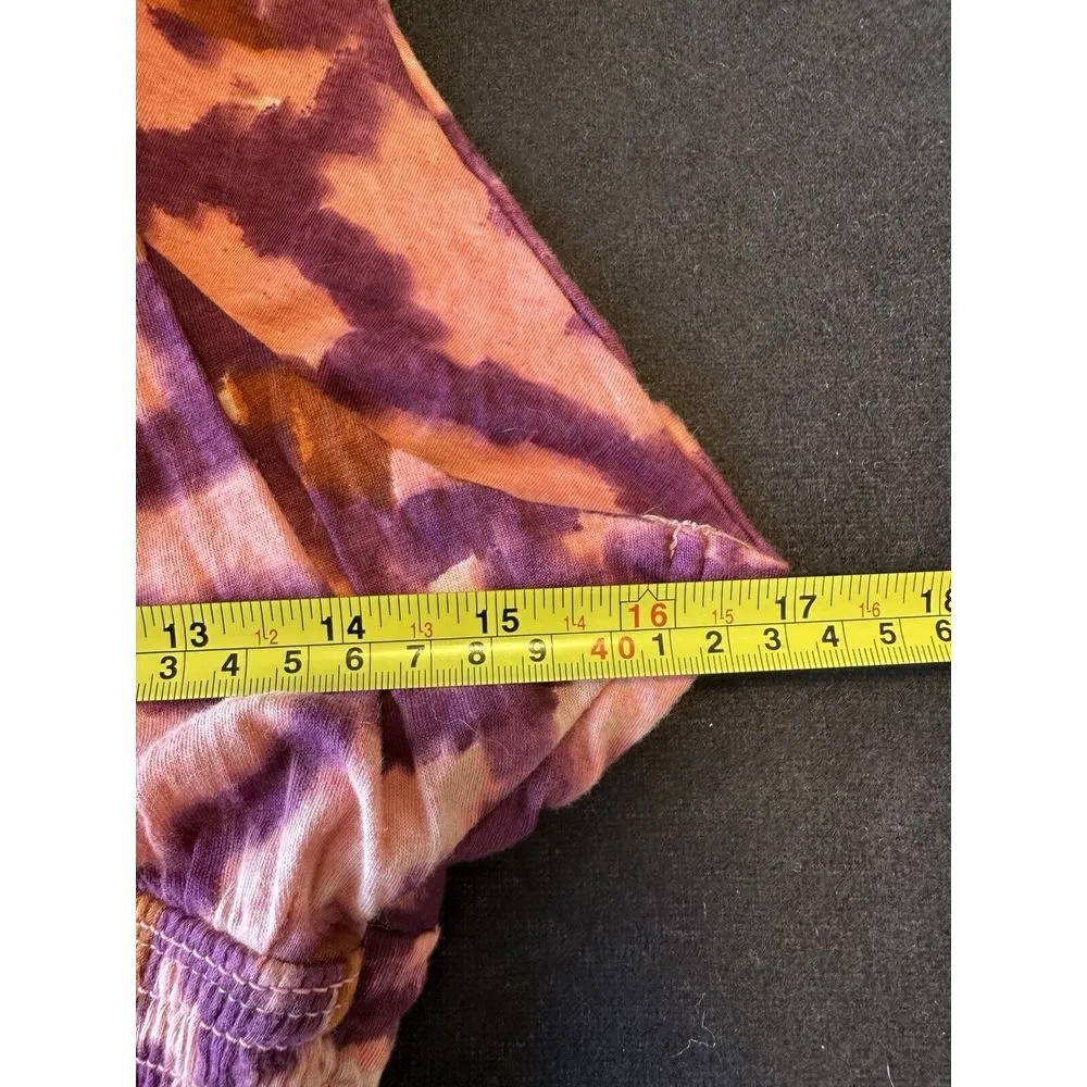 Blouse Womens Small Animal Print Ruffle V Neck Mobwife Cropped - Image 8