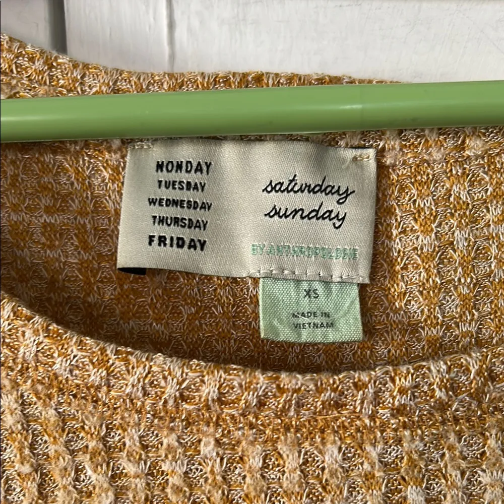 Anthropologie Saturday Sunday Athleisure Sweater, Size XS - Image 2