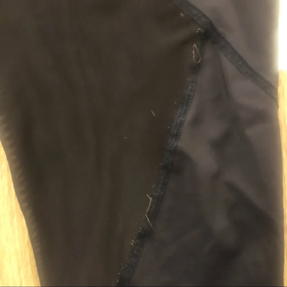 Varley Navy Mesh Panel Leggings - Image 7