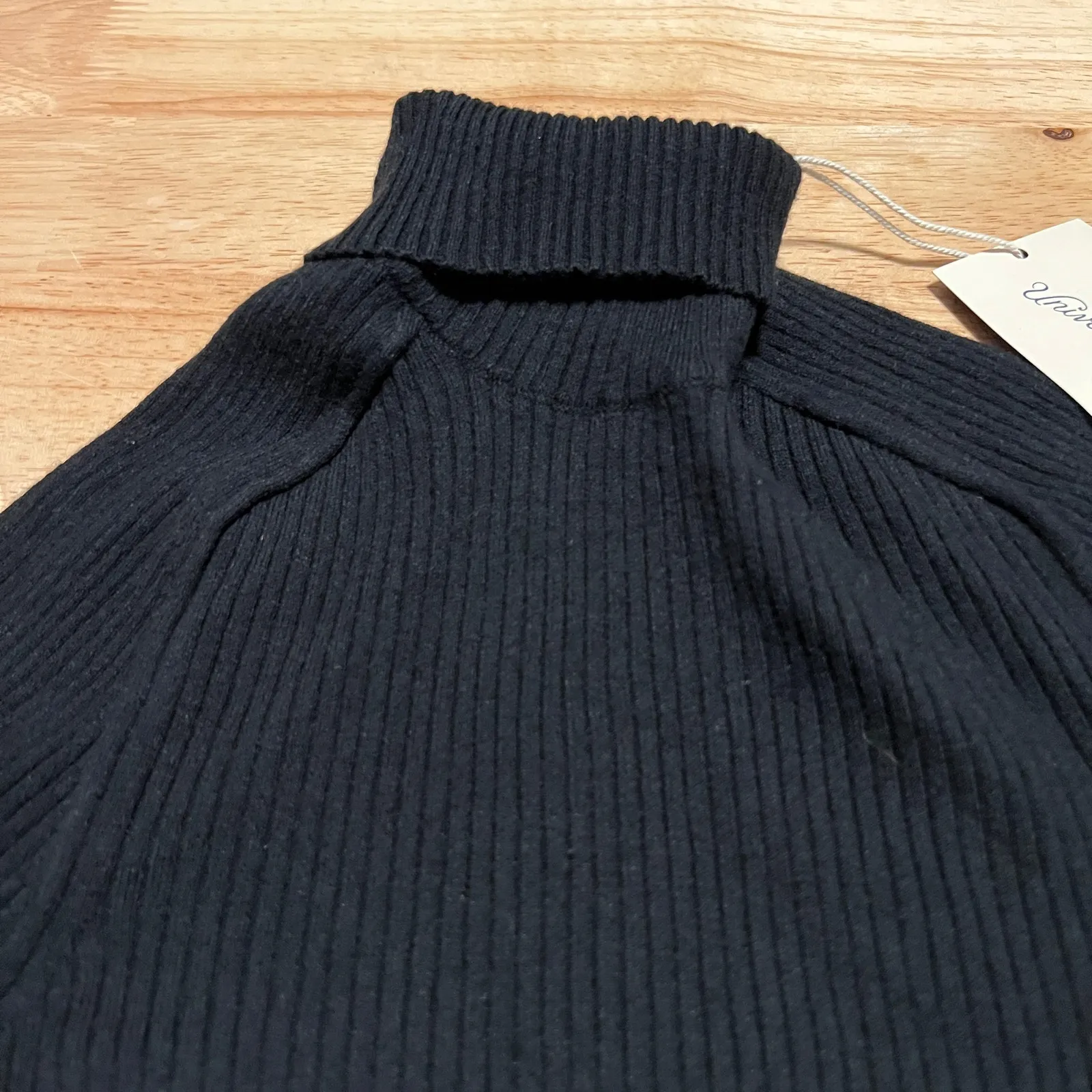 Universal Thread Women's Black Ribbed Turtleneck Pullover Sweater - XS - NWT - Image 3