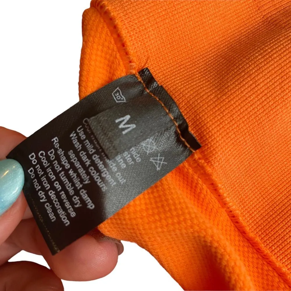 Alphalete Amplify Legging Size M Ombre Strawberry Orange‎ Seamless Scrunch New - Image 9