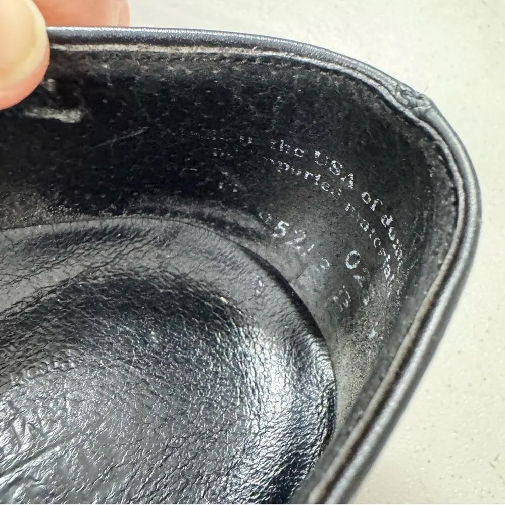 Munro Black Leather & Fabric Upper Slip On Comfort Shoes Womens 8 Stretch - Image 10