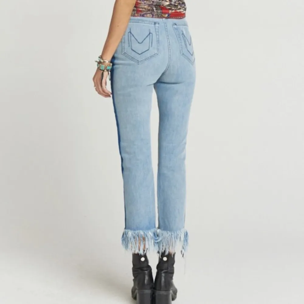 Show Me Your Mumu Tribeca Skinnies Azurine Double Take Jean Size 25 - Image 16