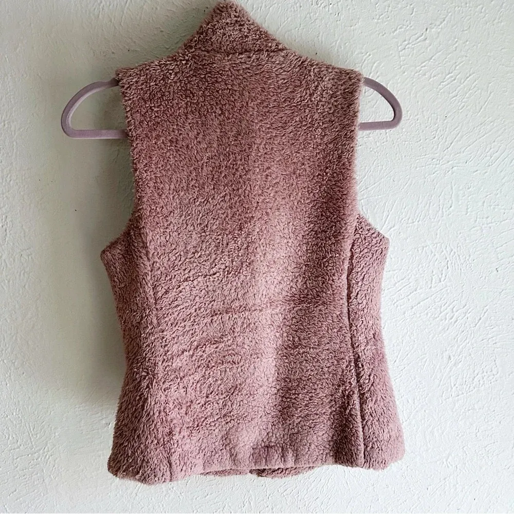 Patagonia Los Gatos Fleece Vest Pockets Dusty Pink Sz Small - Image 4