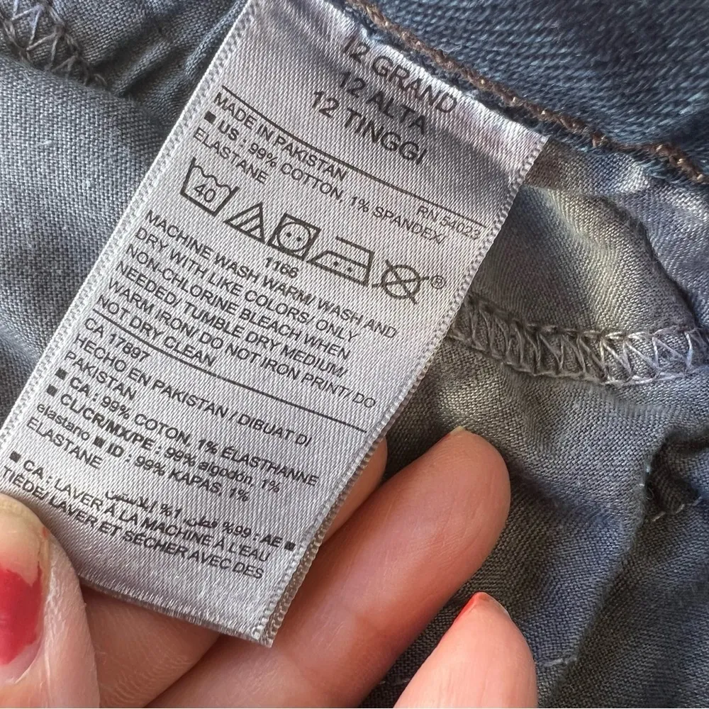 High Rise OG straight Old navy Size 12 Tall - Image 6