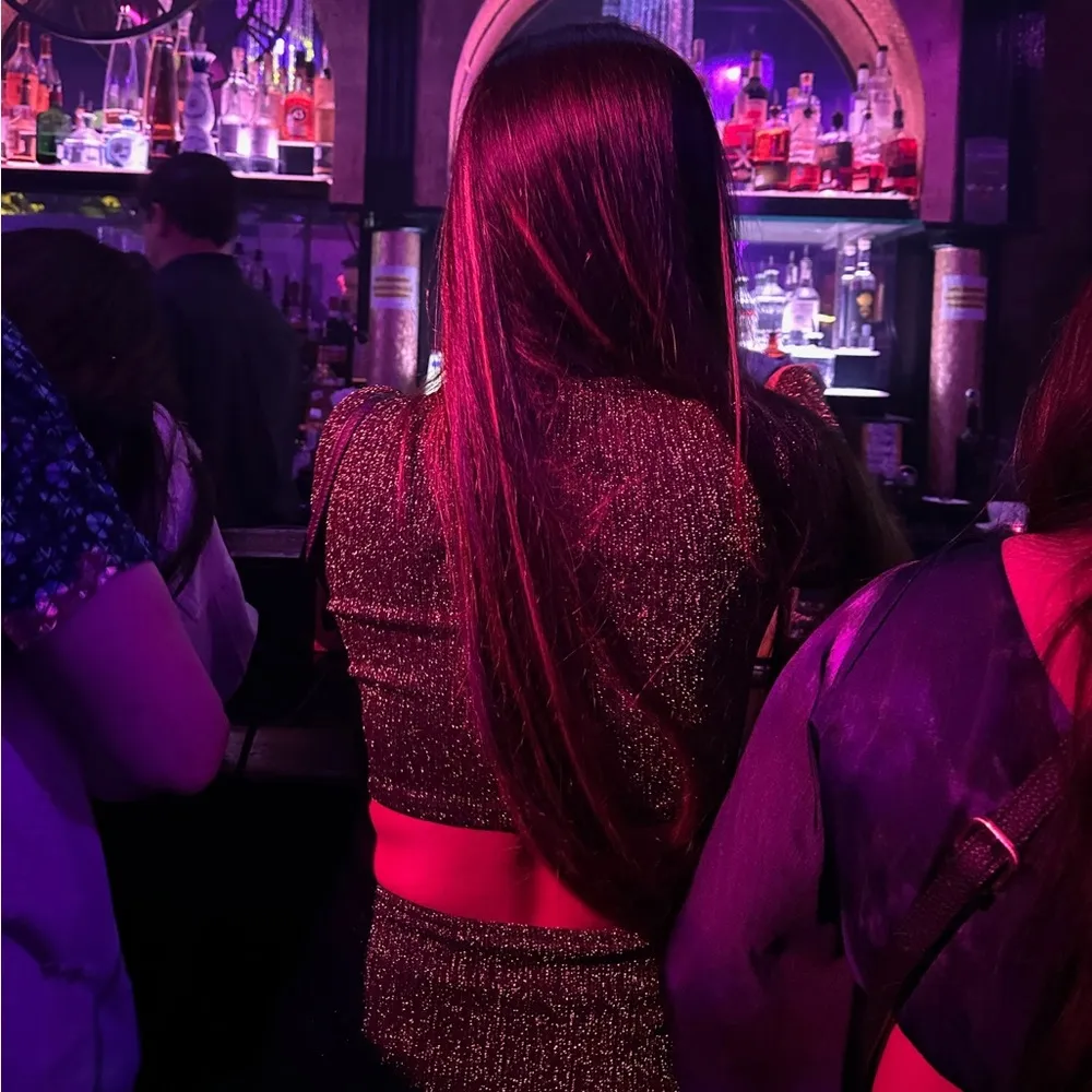 Forever 21 glitter party cut out dress - Image 10