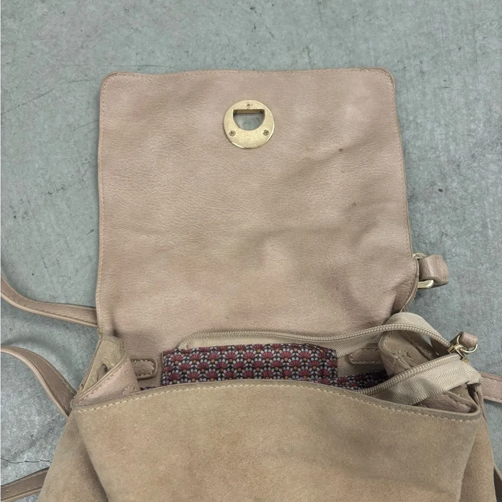 Beige Suede Backpack - Image 7