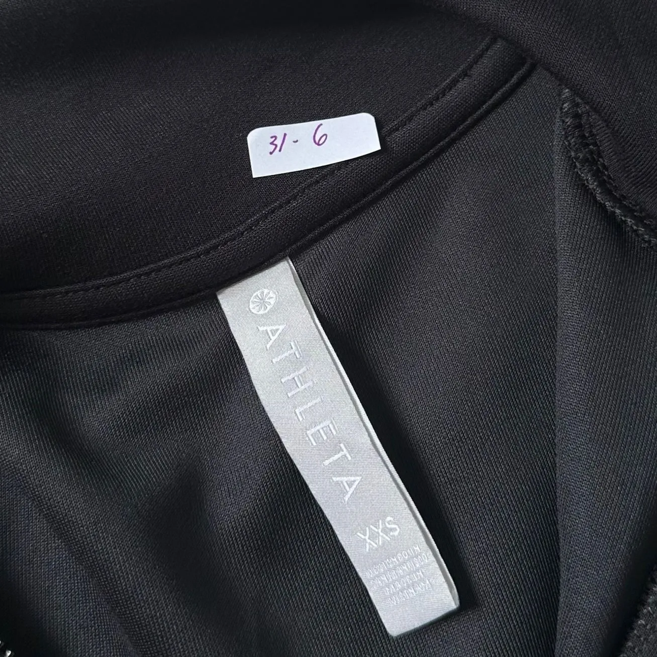 Athleta Black Athletic Sporty Mini A-Line Dress Women's Size XXS | 31-6 - Image 3