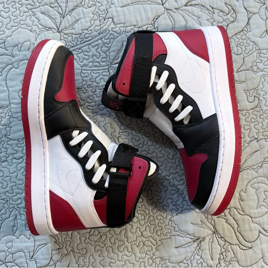 NWOB Air Jordan 1 Nova XX Bred Toe Women’s Sneakers Gym Red, Black & White~8.5💚 - Image 4