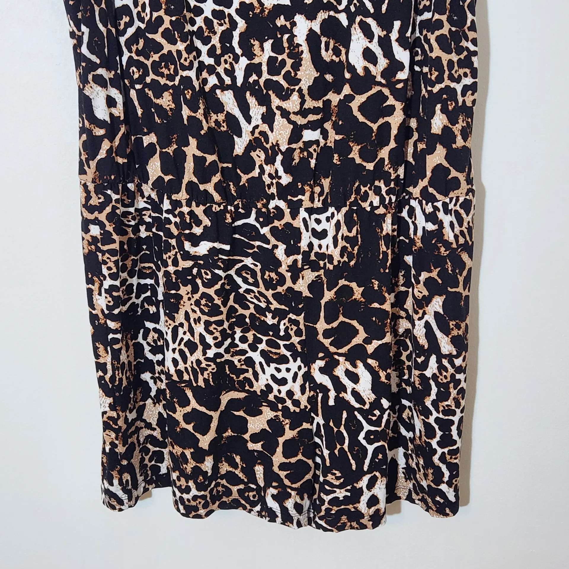 Venus Sleeveless Leopard Print Romper Size 1X Leopard Romper - Image 2