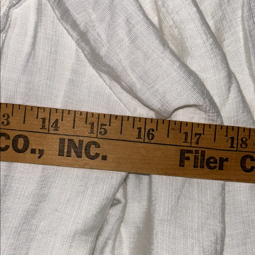 Saints + Secrets White Mini Dress Women’s Size Medium - Image 6