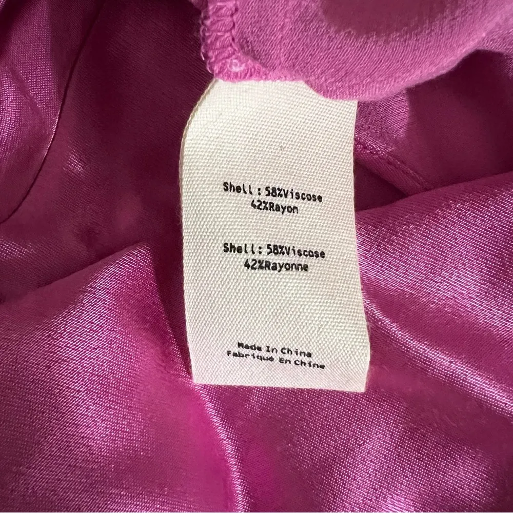 L'AGENCE Majesty Dress With Chain pink size 2 Viscose C6 - Image 6