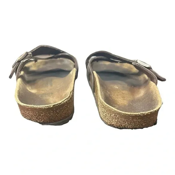 Birkenstock Yao Birkibuc‎ Balance Sandals Mocha Women Size 8.5 - Image 4